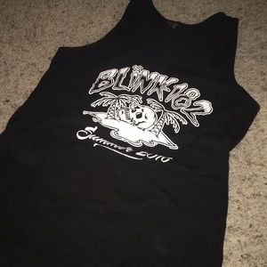 Blink-182 official concert unisex tank top